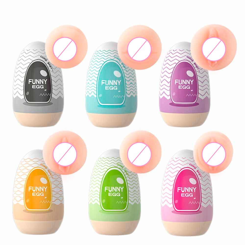 Masturbador Masculino Formato Vagina Em Cyberskin - Funny Egg em Oferta na Shopee