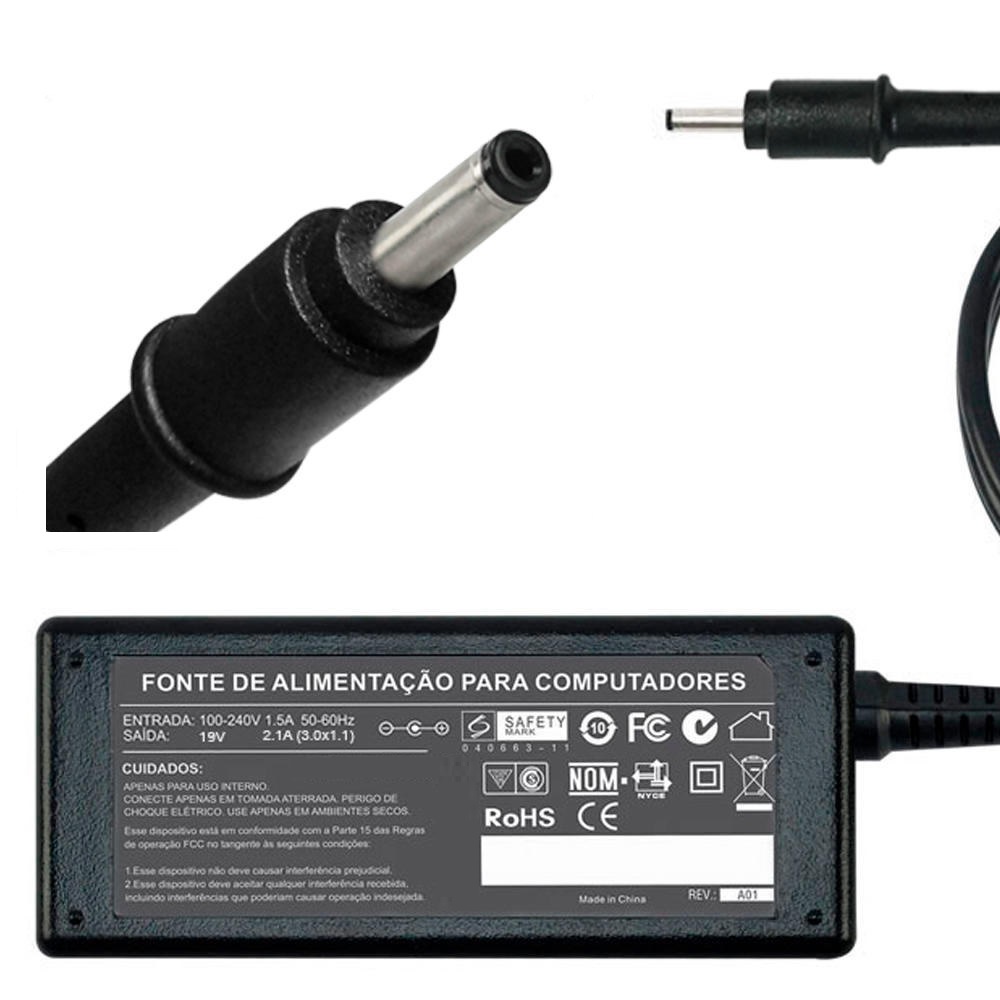 Fonte Compativel com  Notebook 15u34 15U340 19v 2.1 646