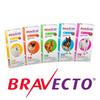 Bravecto Antipulgas e Carrapatos para Cães - Todos os Tamanhos