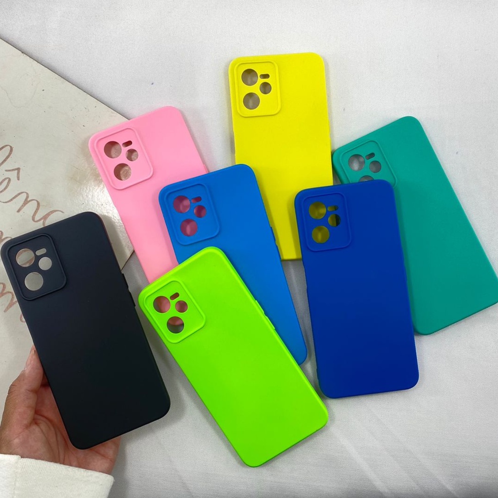 Capa Realme C35 Silicone Aveludada Proteção Câmera Cores Capinha Custo Beneficio