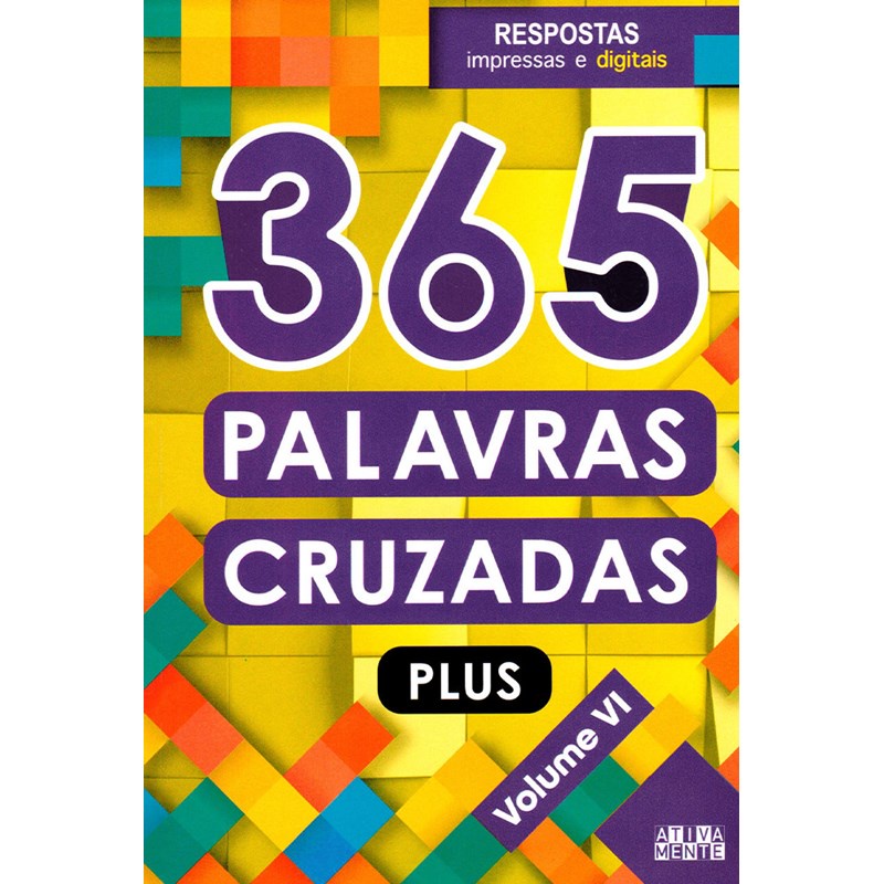 365 Palavras Cruzadas Plus | Volume VI em Oferta na Shopee
