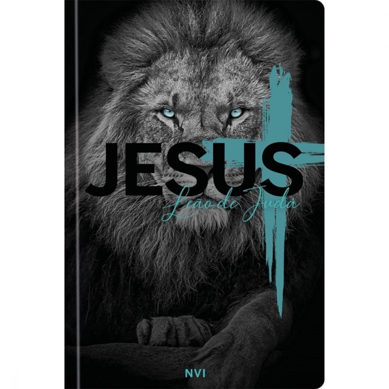 Biblia Sagrada Leão de Juda | NVI | Letra Normal | Capa Dura Soft-Touch em Oferta na Shopee