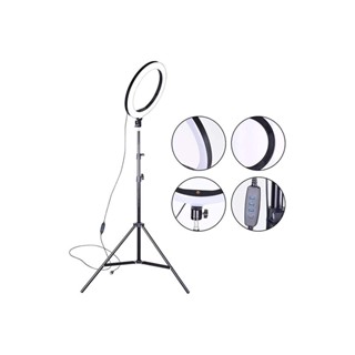 Ring Light Led Iluminador Anel Luz de "14 Polegadas 36CM" Suporte celular com 2.1m Tripé e controle Multifuncional Profissional Original Envio Imediato