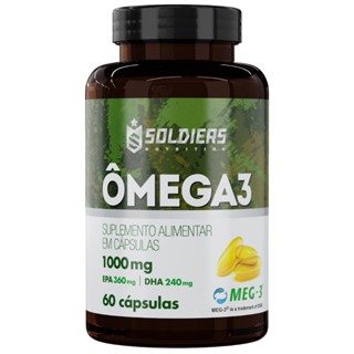 Ômega 3 - 60 Caps - 1000mg (MEG 3) - Soldiers Nutrition