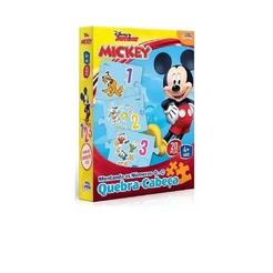 Quebra Cabeça Mickey Mouse Números - Toyster 8020