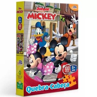 Quebra Cabeça de 100 Peças Mickey - Toyster 8001