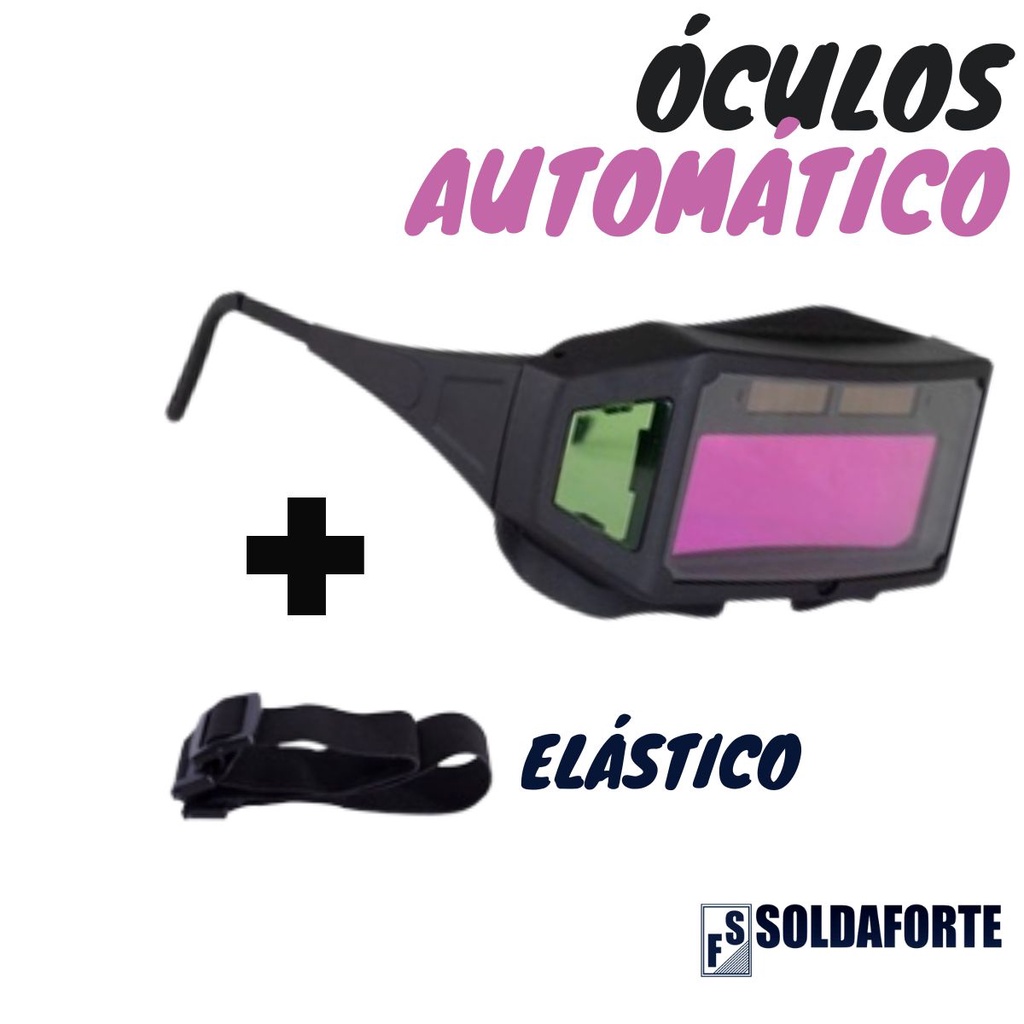 Óculos de Solda Automático Reforçado - Soldaforte