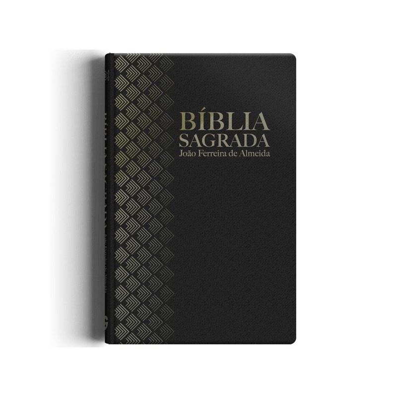 Bíblia Sagrada | ARC | Letra Normal | Capa Semi-Luxo Preta