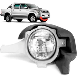 Farol De Milha Auxiliar Pick Up Hilux 2005 2006 2007 2008 - Direito ou Esquerdo