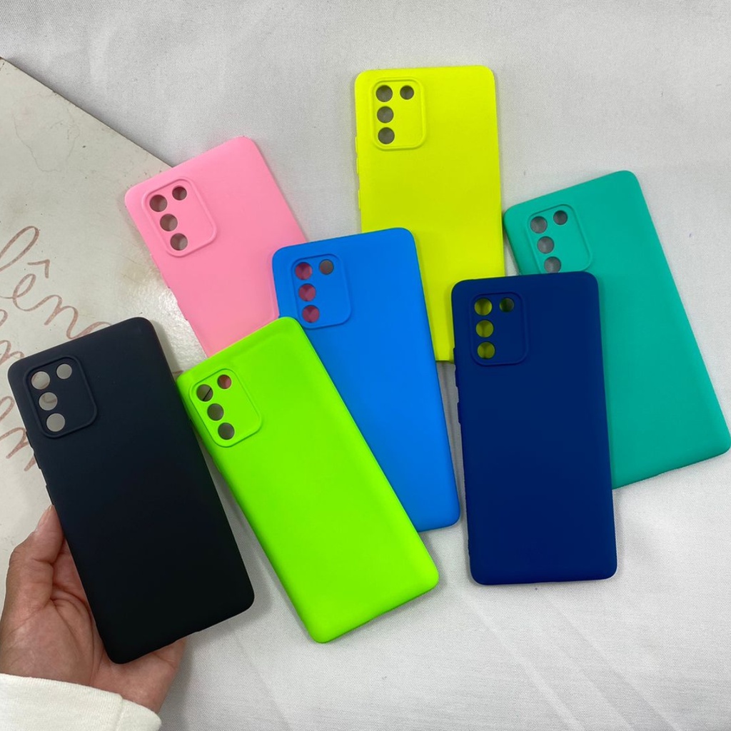 Capa Samsung S10 LITE Silicone Aveludada Proteção Câmera Cores Capinha Custo Beneficio