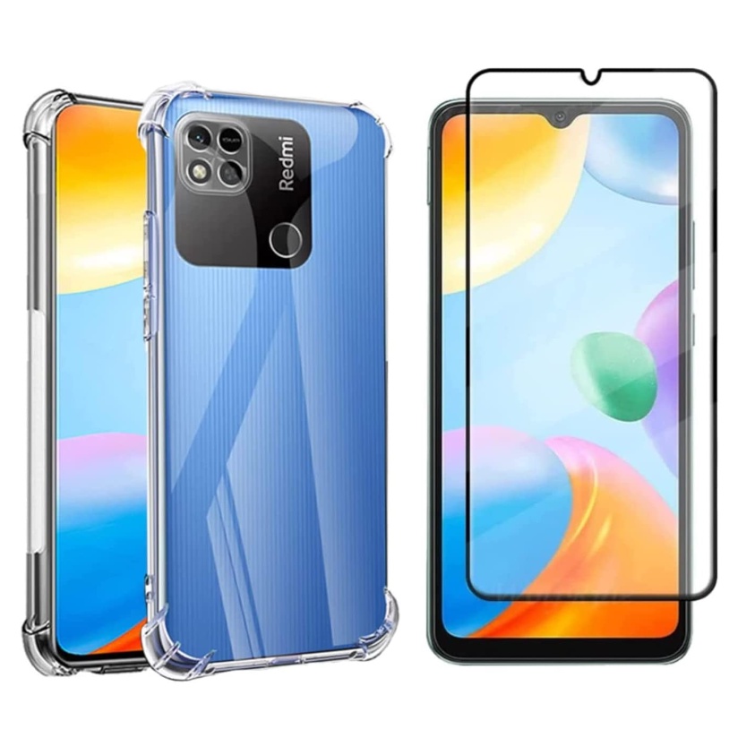 Kit Capa Capinha Xiaomi Redmi 10c Tela 6.71  + Película de Vidro 3D em Oferta na Shopee