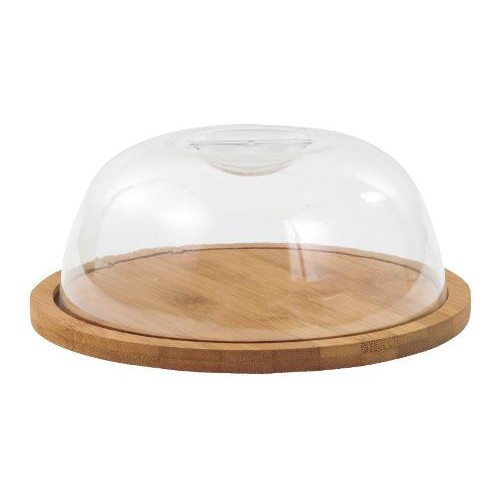 Ecokitchen - Porta-queijo C/ Tpa Bamboo 8 X 19 Cm
