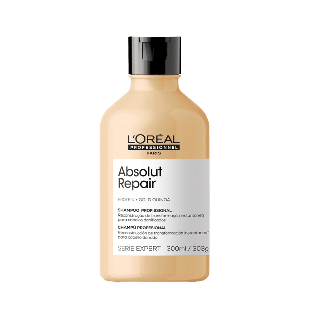 Shampoo Loreal  Absolut Repair Gold Quinoa 300ml em Oferta na Shopee
