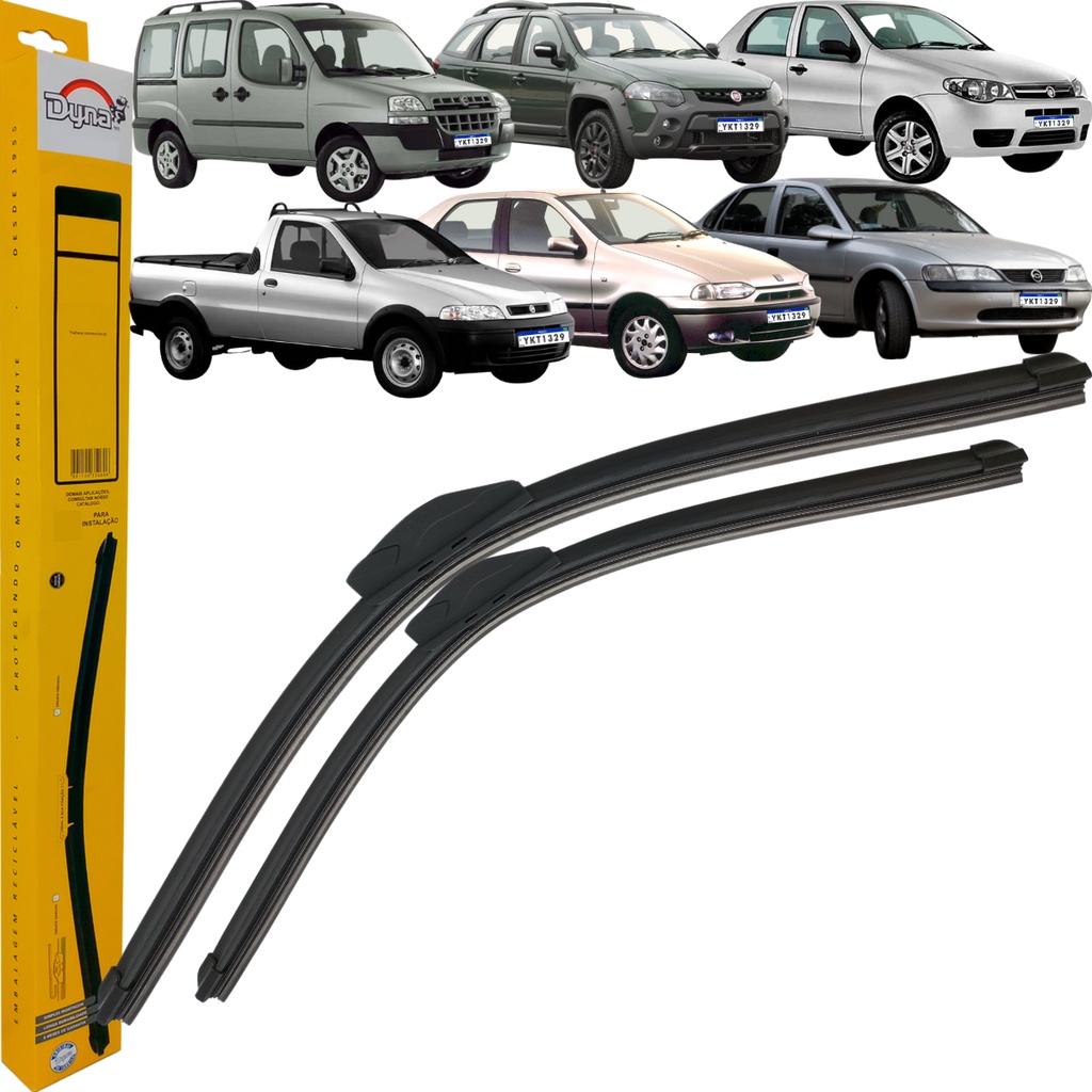 Par Palhetas Dianteiras Dyna Doblo Palio Siena Strada Strada em Oferta na Shopee