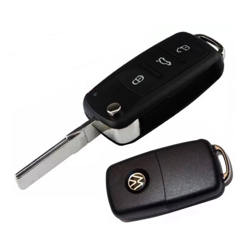 Chave Canivete Carcaca Vw G6 Gol Jetta Golf Voyage Up