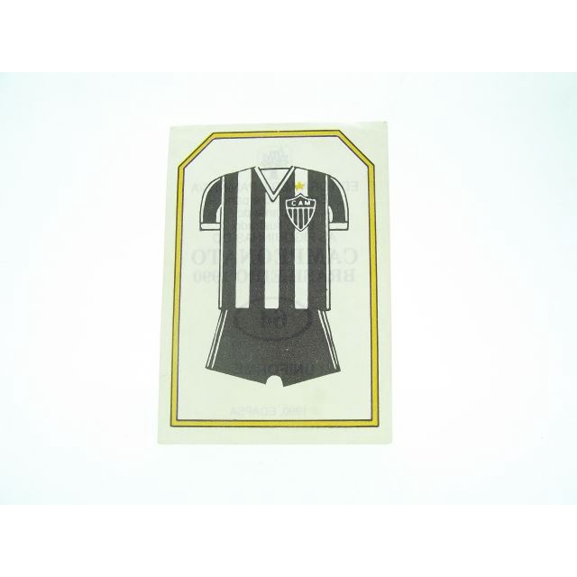 FIGURINHA ORIGINAL ATLETICO MG UNIFORME NR 64 CB 90 ABRIL & PANINI