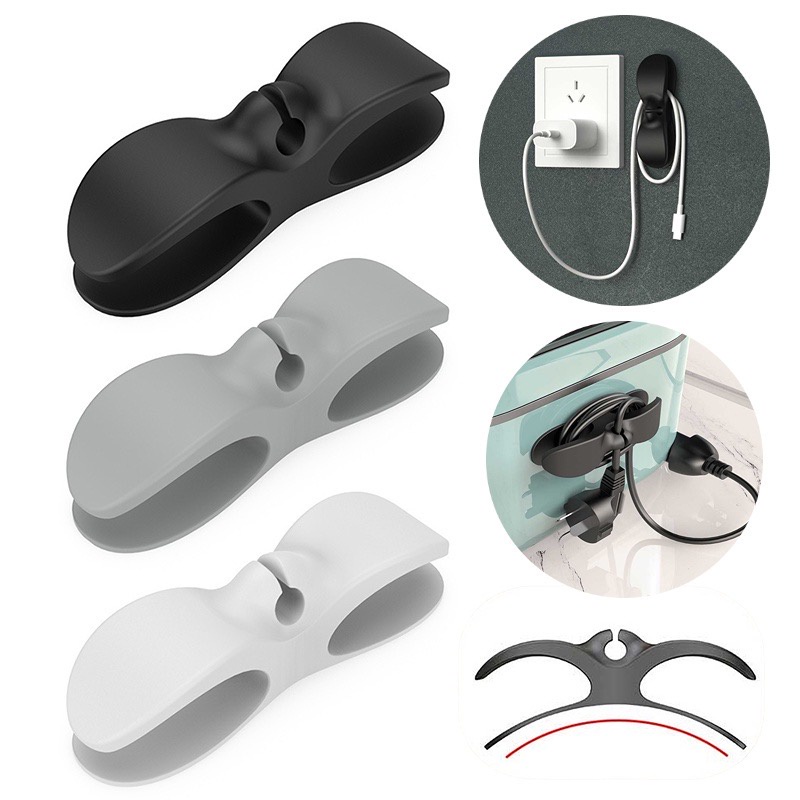 2PCS  Suporte Do Cabo Clipe Universal O Invólucro Cord Organizador Para Cabos De Armazenamento De Mixer Liquidificador LILY em Oferta na Shopee