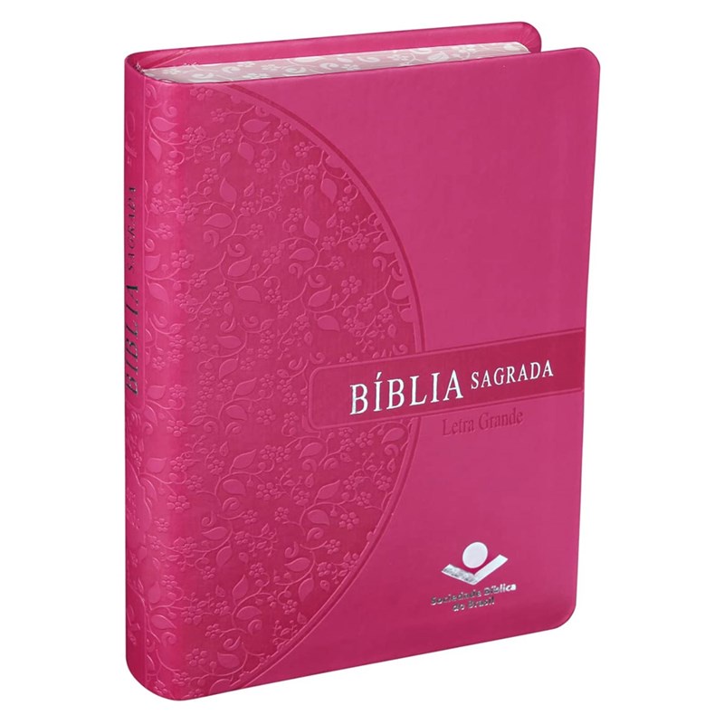 Bíblia Sagrada | Letra Média | ARA | Capa Pink Florida