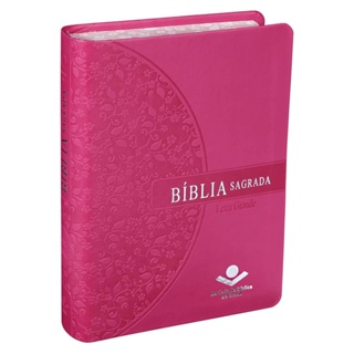 Bíblia Sagrada | Letra Média | ARA | Capa Pink Florida em Oferta na Shopee
