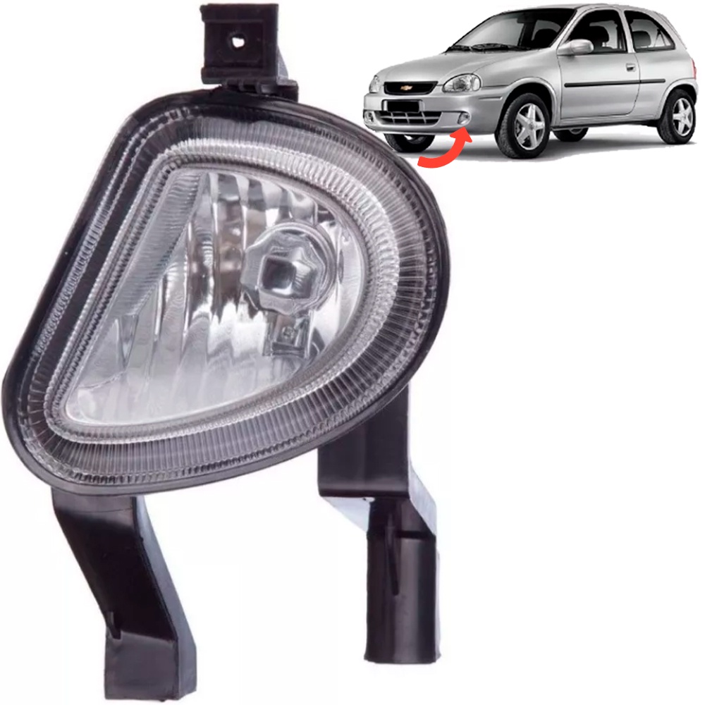 Farol De Milha Gm Corsa 2002 2001 2000 Classic 2003 A 2010 - Direito ou Esquerdo
