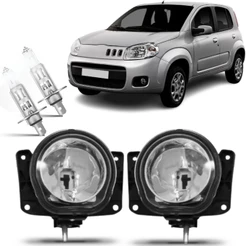 Par Farol Milha Uno Vivace Way 2011 2012 2013 2014 2015 + Lampada