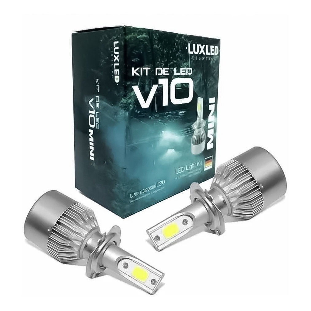 Par Lampada Led Carro Automotiva Luxled Xenon Mini 6500k H1 H3 H7 H8 H13 H27 em Oferta na Shopee