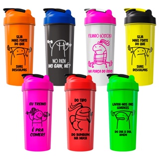 Coqueteleira Memes Divertidos - Garrafinha Academia Shaker em Oferta na Shopee
