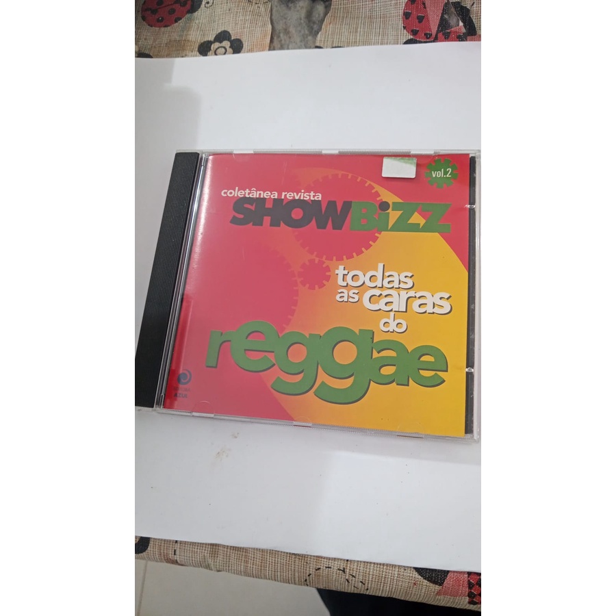 cd todas as caras do reggae coletanea revista showbizz