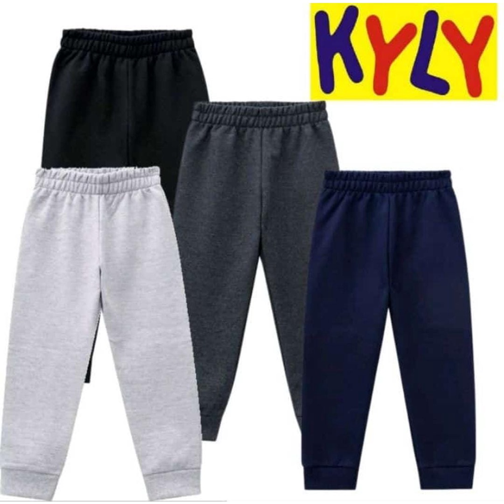 calça infantil juvenil menino kyly com punho flanelada 1 peça