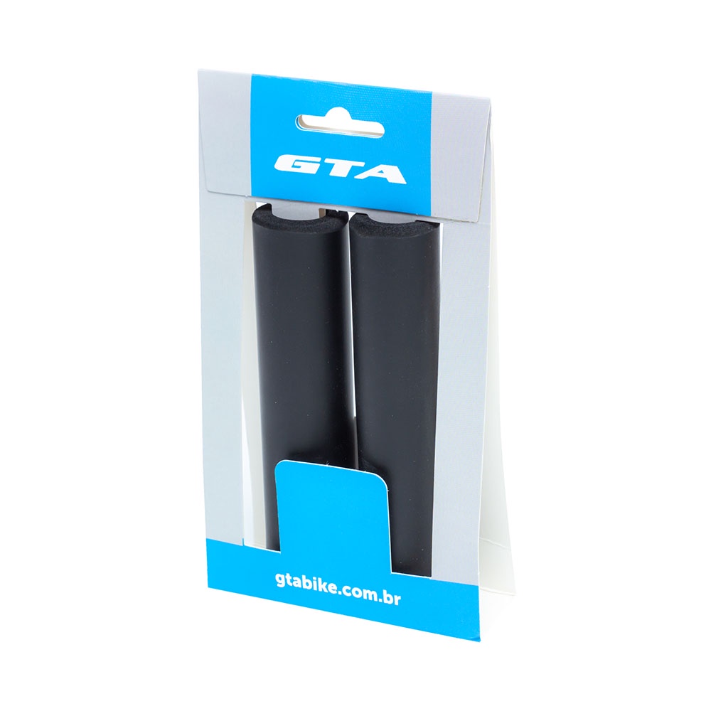 Manopla Luvinha Macia Gel Espuma Silicone Nbr Preta Bike 20 24 26 29 Mtb GTA em Oferta na Shopee
