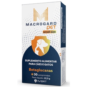 Macrogard Pet Small Size 30 Comprimidos Suplemento Vitamínico Avert
