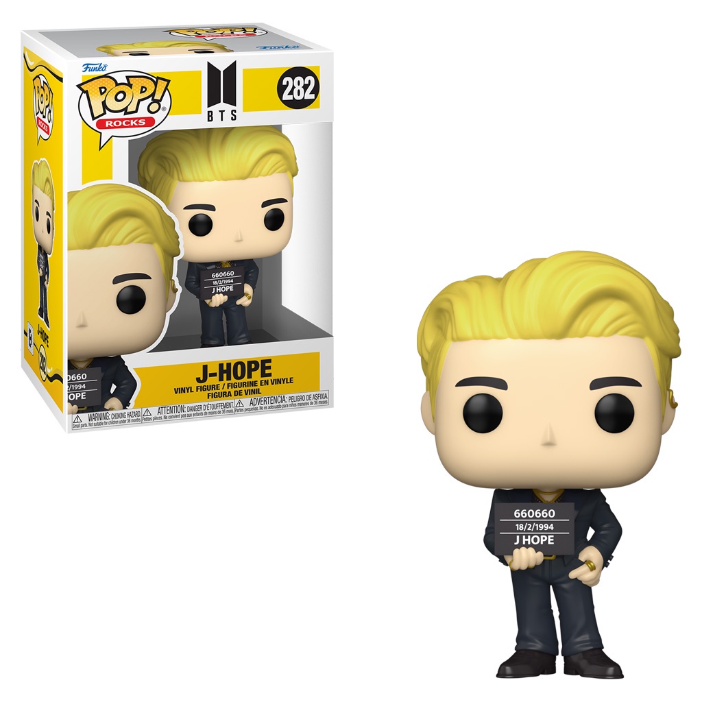FUNKO POP ROCKS BTS S3 - J-HOPE 282 NOVO ORIGINAL em Oferta na Shopee