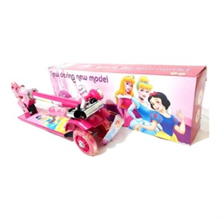 Patinete Infantil para 3 a 8 anos e até 60kg ferro resistente das Princesas para Princesas