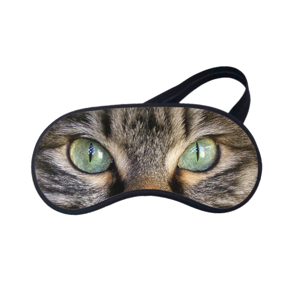 Mascara de Dormir Descanso Pet Olhos Gato 1