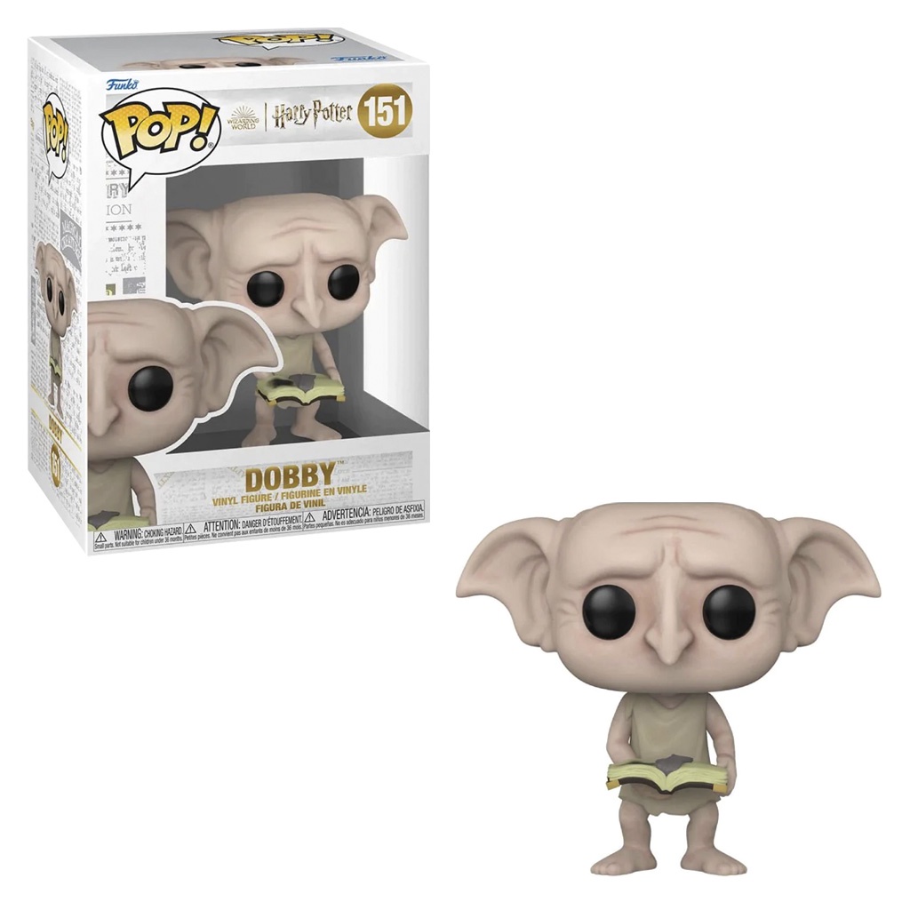 FUNKO POP HARRY POTTER: CHAMBER OF SECRETS 20TH - DOBBY 151 NOVO ORIGINAL