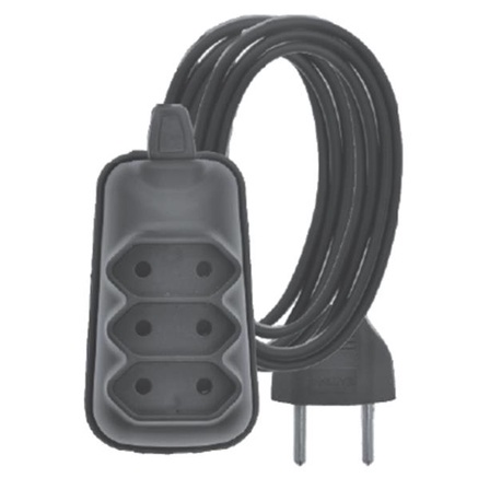 EXTENSÃO BABY 2P 3 MTS PRETO