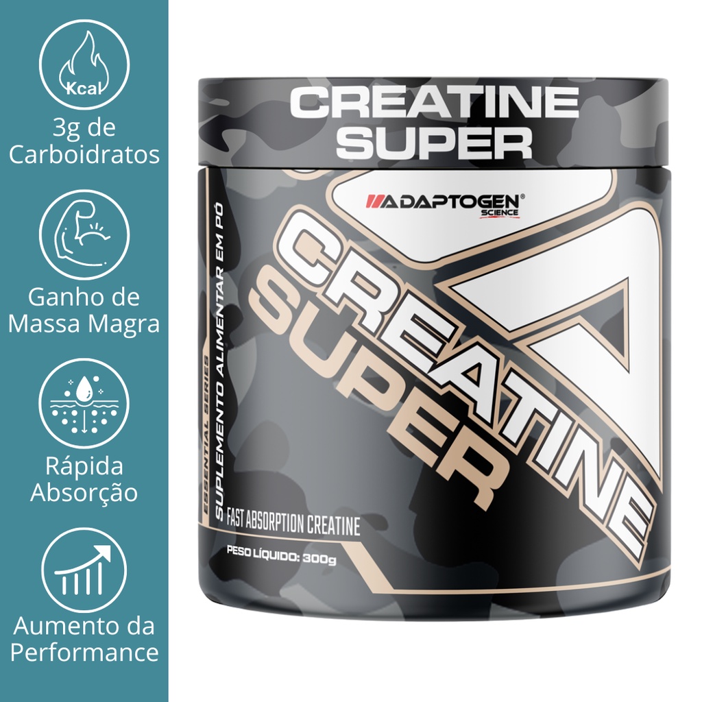 CREATINA SUPER (300G e 150G) - ADAPTOGEN