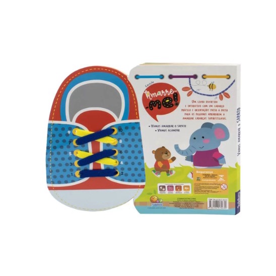 Livro Infantil Para Criança Aprender A Amarrar Sapato Livro Interativo Livros Infantis