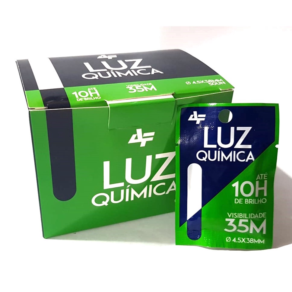 Luz Química Albatroz Fishing - Iluminador 4.5 x 38mm Cartela C/ 2 Unidades em Oferta na Shopee