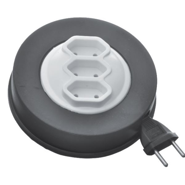 EXTENSÃO REDONDA PRÁTICA 3 MTS PRETO
