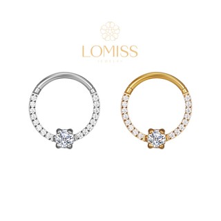 Piercing Septo Rook Conch Nariz Argola Aço Cirúrgico Pvd Segmento Articulado Zircônia Cravejada Lomiss  piercing em Oferta na Shopee