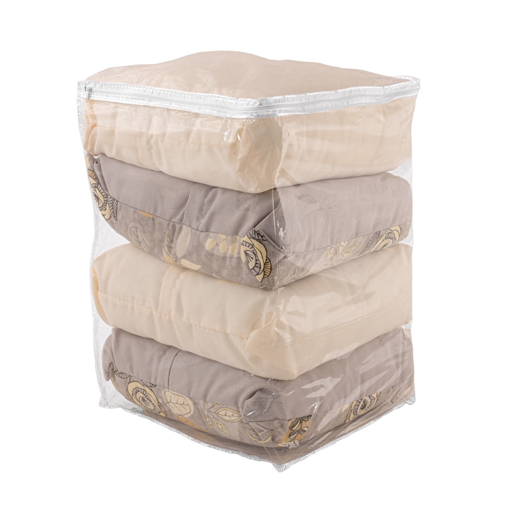 Sacos Organizadores Guarda Roupa Multiuso Com Zíper Roupas/Enxovais/Travesseiros /Lençol P...