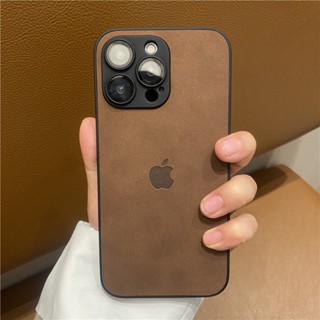 Estojo De Telefone De Camurça Compatível Com iPhone 11 12 13 14 Pro Max anti-Queda