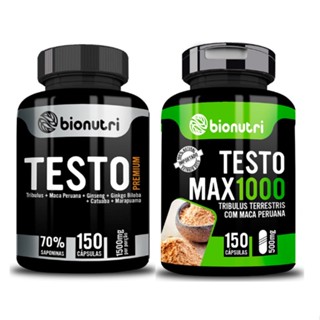 Kit Testo Premium + Testo Max 150 Cápsulas Bionutri