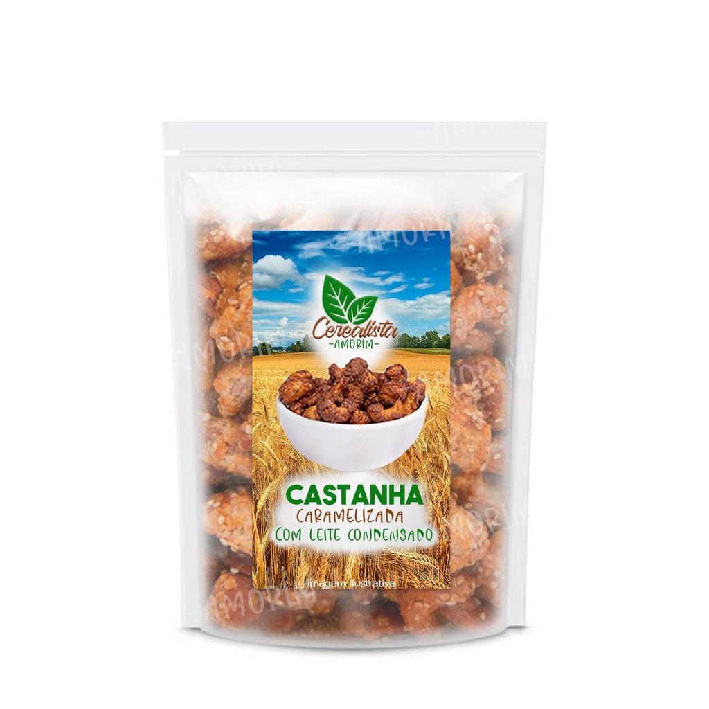 Castanha De Caju Com Leite Condensado 1 Kg Cerealista Amorim