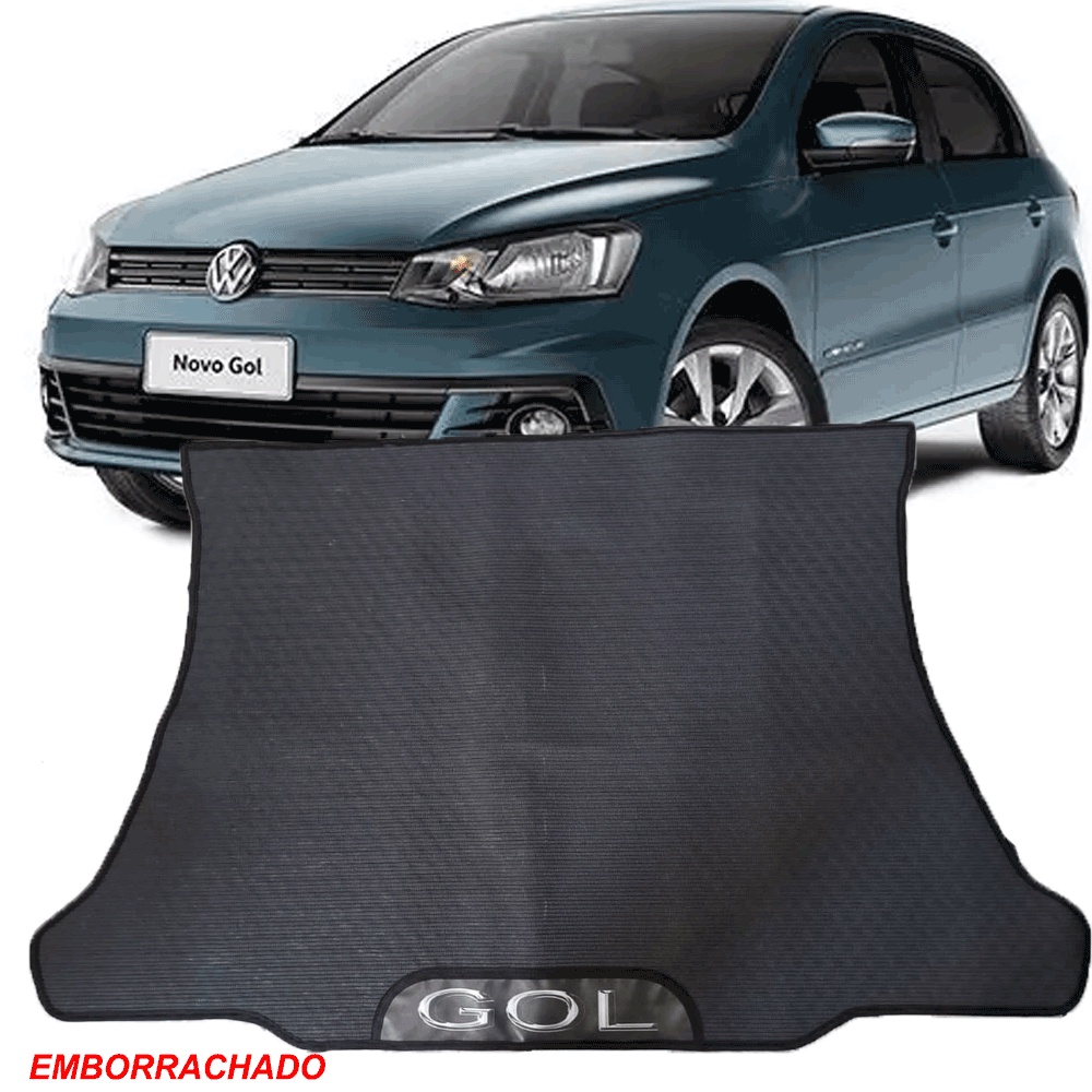 TAPETE EMBORRACHADO PARA PORTA MALA MALAS ESPECIFICO DO CARRO VOLKSWAGEN GOL G7 G8