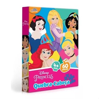 Quebra Cabeça de 60 Peças Princesas - Toyster 8006