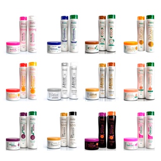 Kit Capilar Shampoo Condicionador E Máscara Linha Profissional Kbello em Oferta na Shopee