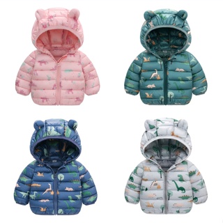 0-4 Anos De Idade Casaco De Algodão Infantil Estampa De Desenho Animado Grosso Da Moda em Oferta na Shopee