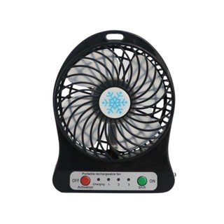 Mini Ventilador Portátil Bateria Recarregável 3 Velocidades